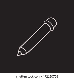 Edit vector sketch icon isolated on background. Hand drawn Edit icon. Edit sketch icon for infographic, website or app.