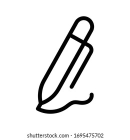 edit vector thin line icon 