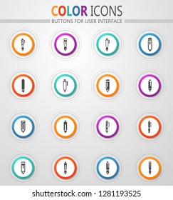 Edit web icons for user interface design
