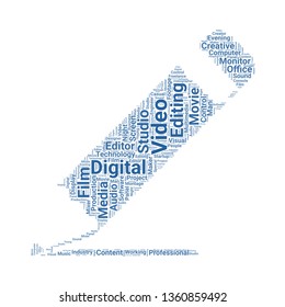 edit word cloud. tag cloud about edit.