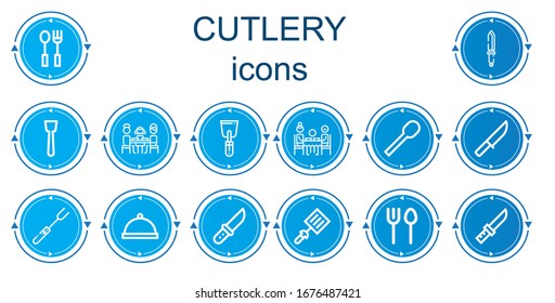 Bearbeitbar 14 Besteck-Icons für Web und Mobile. Bestbestbestbestbestbestbestbestbestbestbestbestbestbestbestbestbestbestbestbestbestbestbestbestbestbestbestbestbestbestückte Ikonen-Reihe: Kuschelei, Knife, Spatula, Mittagessen, Abendessen, Löffel, Gabel, Gabel