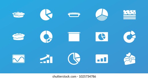 Editable 15 Pie Icons: Pie, Pie Chart, Piece Of Cake, Cake Slice, Chart