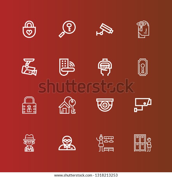 Editable 16 Private Icons Web Mobile Stock Image Download Now