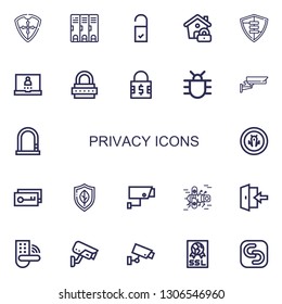 Vector Set Security Flat Icons Contains Stock Vector (Royalty Free ...