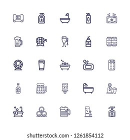 Editable 25 Foam Icons Web Mobile Stock Vector (Royalty Free ...