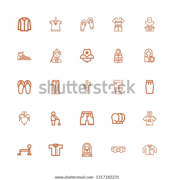 Editable 25 Men Icons Web Mobile Stock Vector Royalty Free