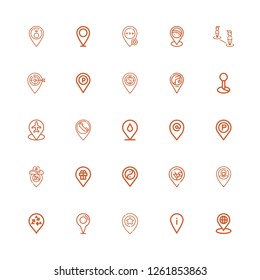 Editable 25 placeholder icons for web and mobile. Set of placeholder included icons line Placeholder on white background