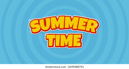 Editable 3D cartoon text effect with "Summer Camp" theme in vibrant and playful style. Perfect for kids event banners, outdoor posters, fun flyers, school holiday designs, and premium templates.