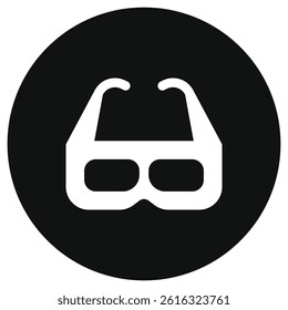 Editable 3d glasses, 3d film, film technology vector icon. Movie, cinema, entertainment. Part of a big icon set family. Perfect for web and app interfaces, presentations, infographics, etc