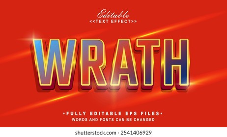 editable 3d media power bold text effect.typhography logo