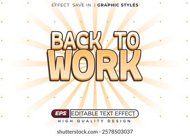 Editable 3d text effect back to work