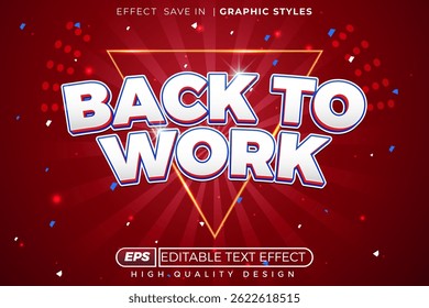 Editable 3d text effect back to work