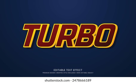 Plantilla de estilo de etiqueta engomada de efecto de texto 3d editable