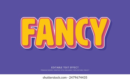 editable 3d text effect template bold typography and abstract style use for logo brand