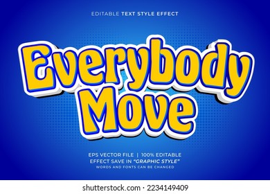 Editable 3D Text Effects Template