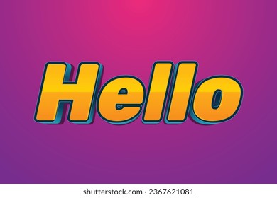 Editable 3D Vector Text Effect Template