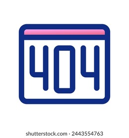 Editable 404 error, page not found vector icon. Part of a big icon set family. Perfect for web and app interfaces, presentations, infographics, etc