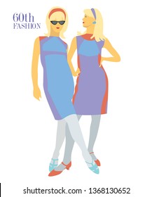 Editable 60's Fashion Elements