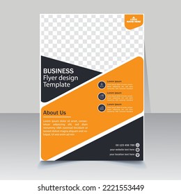 Editable A4 poster for business, education, presentation, website, magazine cover