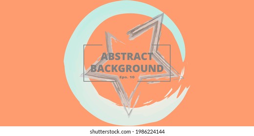Editable abstract background with attractive colorful brushes. Suitable for the background of social media post, banner, and cover.