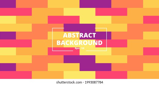 Editable Abstract background with attractive colorful shape. Suitable for the background of social media post, banner, and cover.