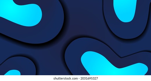 Editable abstract background with attractive gradient mesh color and abstract shape. Suitable for the cover of social media, web banners, presentations, and more.