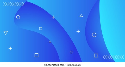 Editable abstract background with attractive gradient mesh color and abstract shape. Suitable for the cover of social media, web banners, presentations, and more.