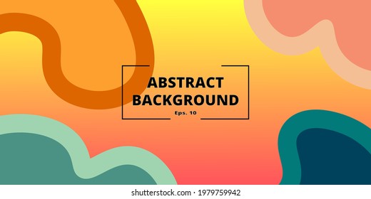 Editable abstract background with abstract colorful wave mesh. Suitable for the background of social media, landing page, website, and print materials.