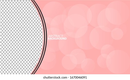 Editable
Abstract background modern minimalis graphic. Pink background . Vector abstract background texture design, bright poster, banner Black and Pink Circle background Vector

