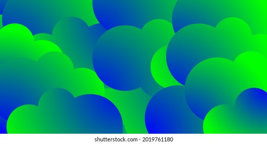 Editable abstract background with abstract shapes and attractive gradient mesh color. Suitable for the background template of social media post, banner, and cover.