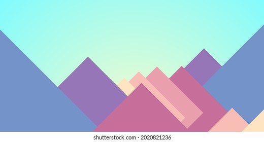 Editable abstract background with abstract shapes and attractive gradient mesh color. Suitable for the background template of social media post, banner, and cover.