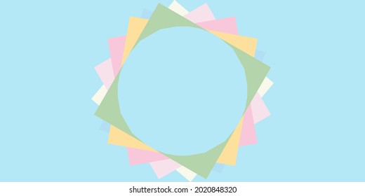 Editable abstract background with abstract shapes and attractive gradient mesh color. Suitable for the background template of social media post, banner, and cover.