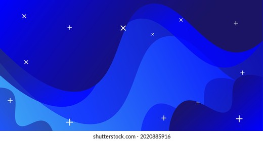 Editable abstract background with abstract shapes and attractive gradient mesh color. Suitable for the background template of social media post, banner, and cover.