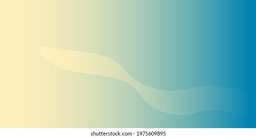 Editable abstract background template with a very attractive shine color gradient and abstract waveform. Pastel blue minimal wall scene for product display presentation.