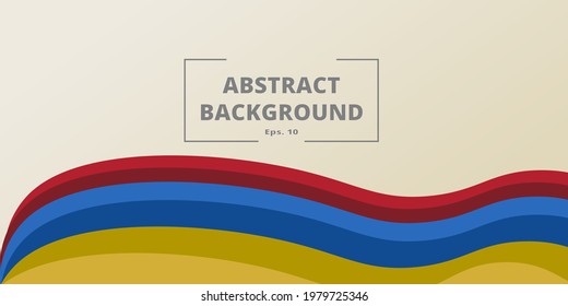 Editable abstract background with abstract wave mesh with soft color. Suitable for the background of social media, landing page, website, and print materials.