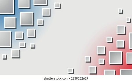 editable abstract gray square vector background with modern style