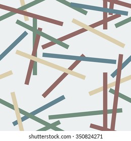 Editable Abstract Soft Color Lines Seamless Pattern