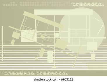 Editable  abstract style vector design