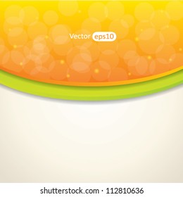 Editable abstract vector background with colorful composition and place for your content