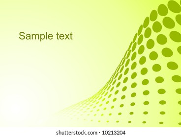 Editable abstract vector background with space for your text