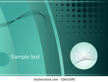Editable abstract vector background with space for your text