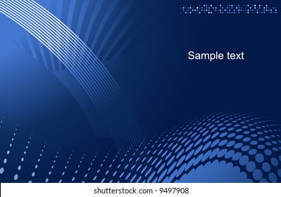 Editable abstract vector background with space for your text