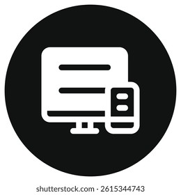 Editable adaptive, responsive website and app vector icon. Part of a big icon set family. Perfect for web and app interfaces, presentations, infographics, etc
