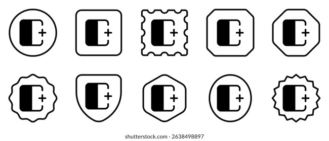 Editable add column to the right vector icon. Part of a big icon set family. Perfect for web and app interfaces, presentations, infographics, etc