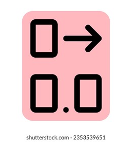 Editable add decimal place vector icon. Part of a big icon set family. Perfect for web and app interfaces, presentations, infographics, etc