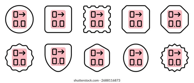 Editable add decimal place vector icon. Part of a big icon set family. Perfect for web and app interfaces, presentations, infographics, etc