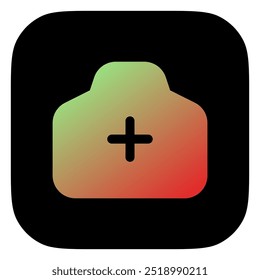 Editable add photo vector icon. Map, location, navigation. Part of a big icon set family. Perfect for web and app interfaces, presentations, infographics, etc