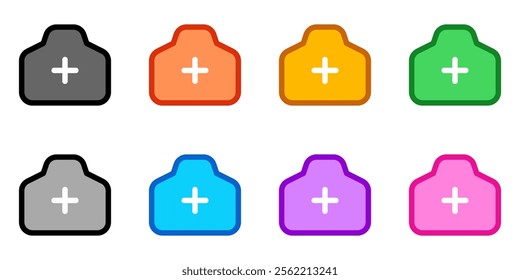 Editable add photo vector icon. Map, location, navigation. Part of a big icon set family. Perfect for web and app interfaces, presentations, infographics, etc