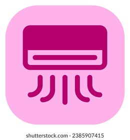 Bearbeitbare Klimaanlage Vektorsymbol. Teil einer großen Icon-Set-Familie. Perfekt für Web- und App-Schnittstellen, Präsentationen, Infografiken usw.