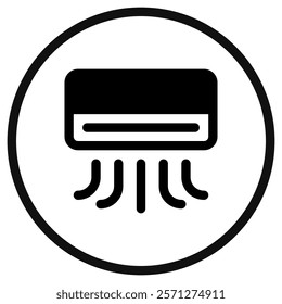 Editable air conditioner vector icon. Part of a big icon set family. Perfect for web and app interfaces, presentations, infographics, etc